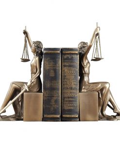 Držiaky na knihy Lady Justice - 2ks