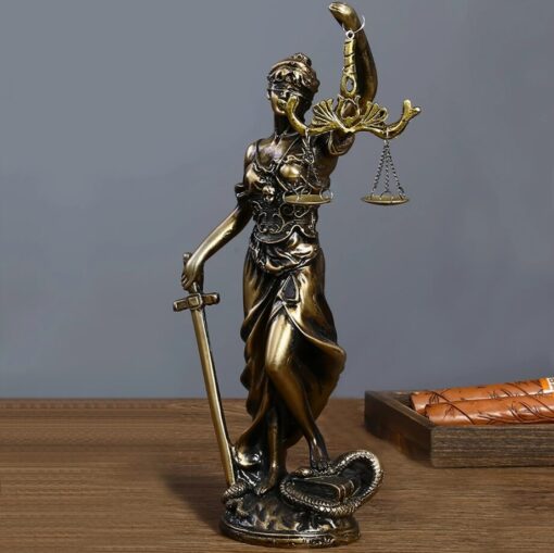 "Grécko" Socha Lady Justice "Réna" (22 cm)
