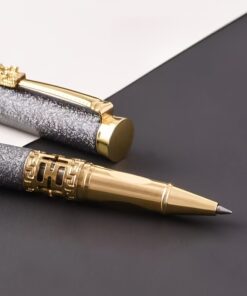 Luxusné perá so symbolom draka - set 4 ks